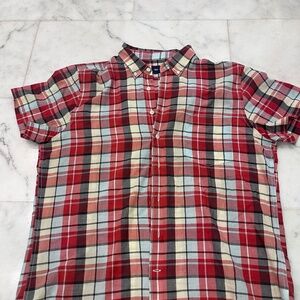 Gap Plaid short sleeve button down